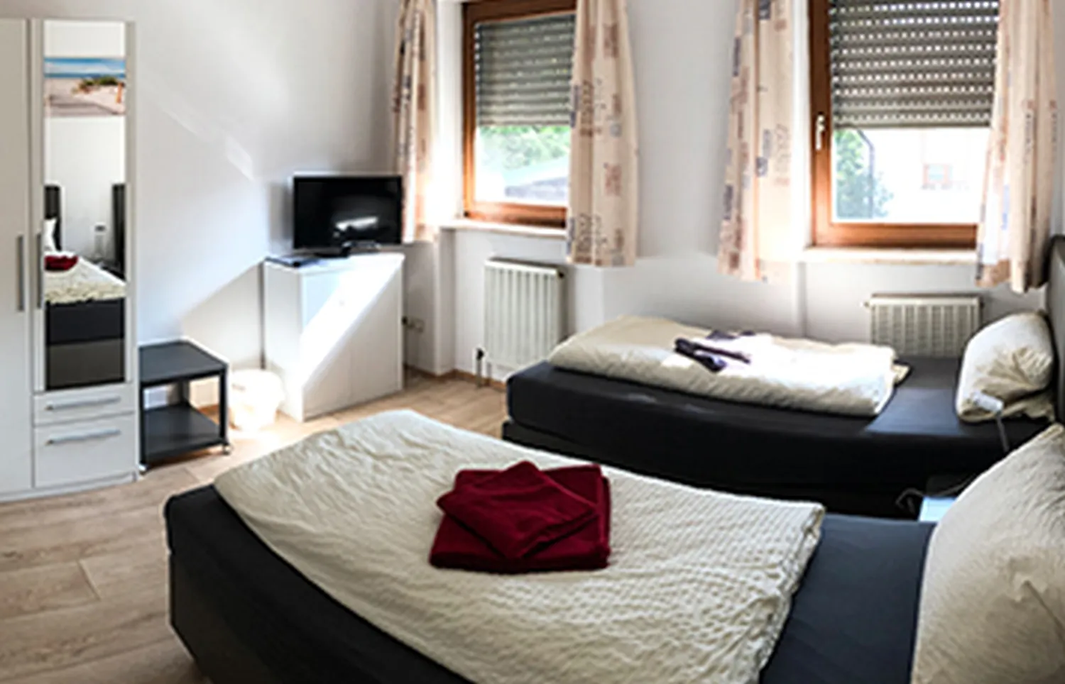 Zur Auszeit- Innenansicht eines Schlafzimmers