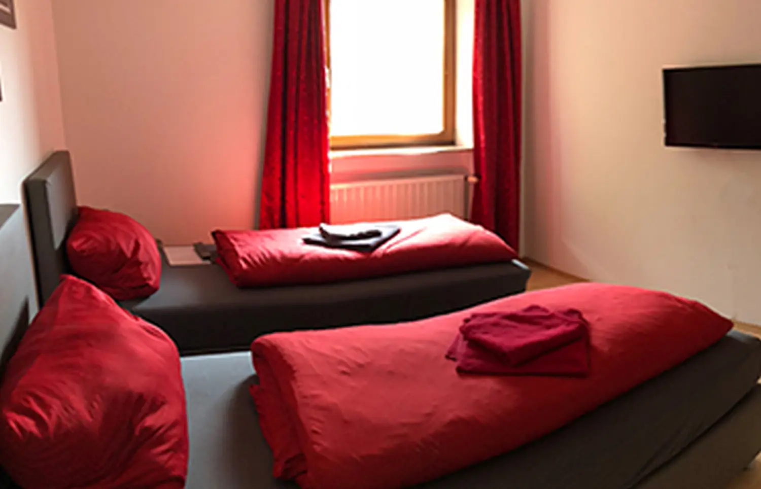 Zur Auszeit – Innenansicht eines Doppelzimmers