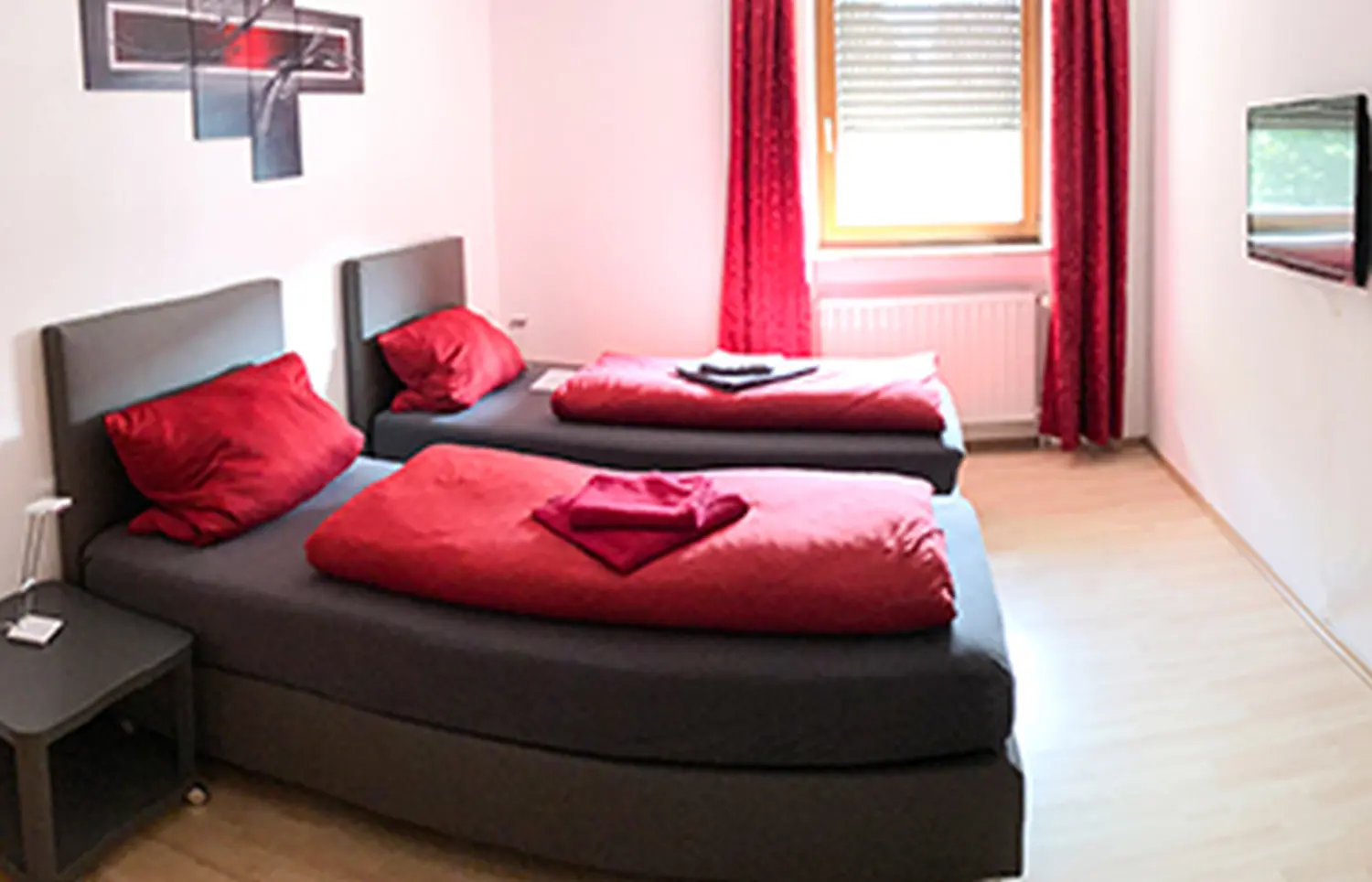 Zur Auszeit – Innenansicht eines Doppelzimmers