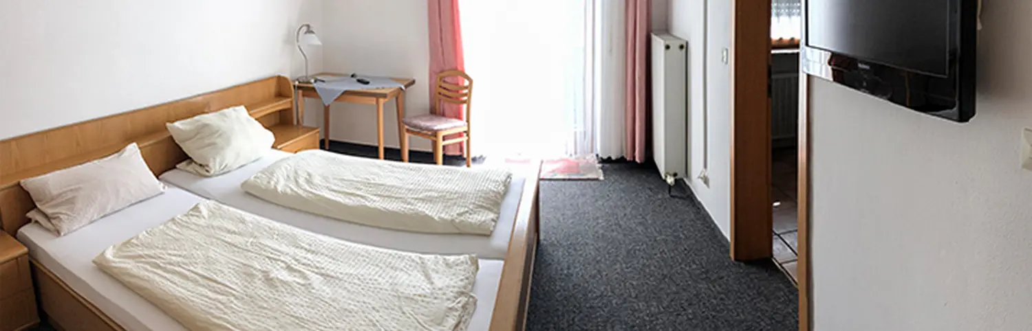 Zur Auszeit – Innenansicht eines Doppelzimmers