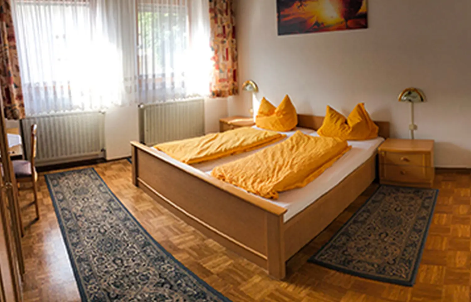 Zur Auszeit – Innenansicht eines Doppelzimmers