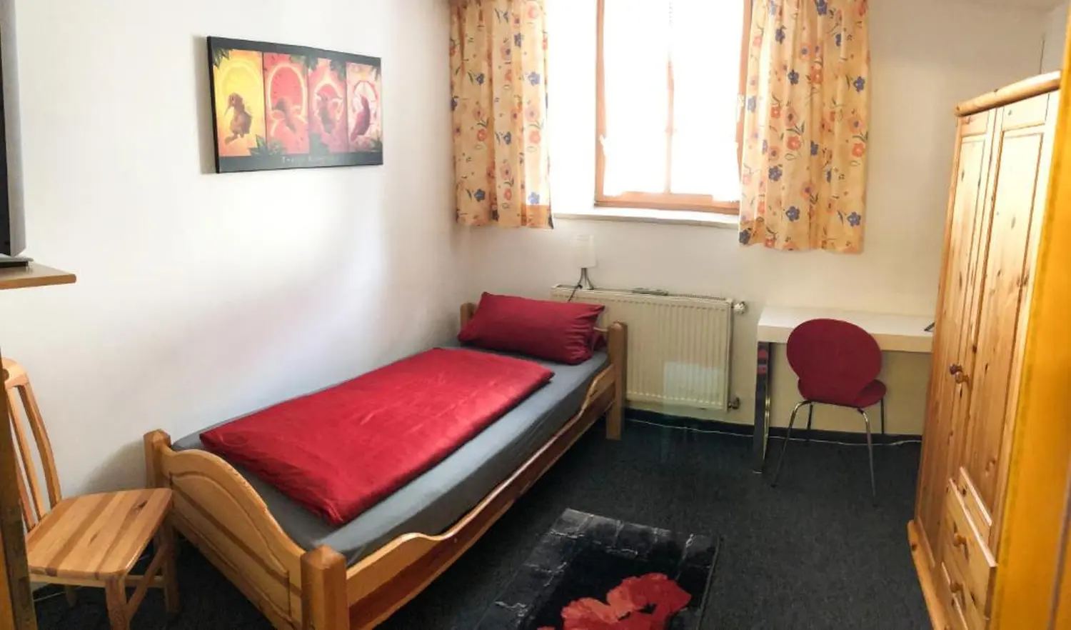 Zur Auszeit- Innenansicht eines Schlafzimmers