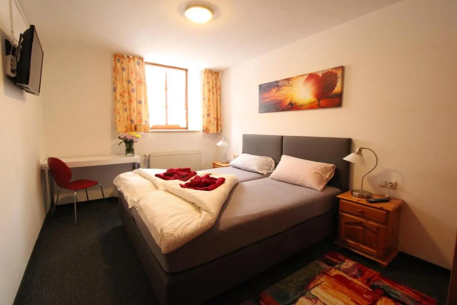 Zur Auszeit- Innenansicht eines Schlafzimmers