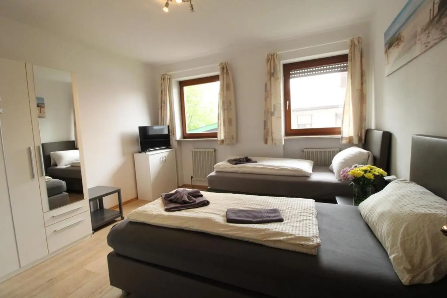 Zur Auszeit- Innenansicht eines Schlafzimmers