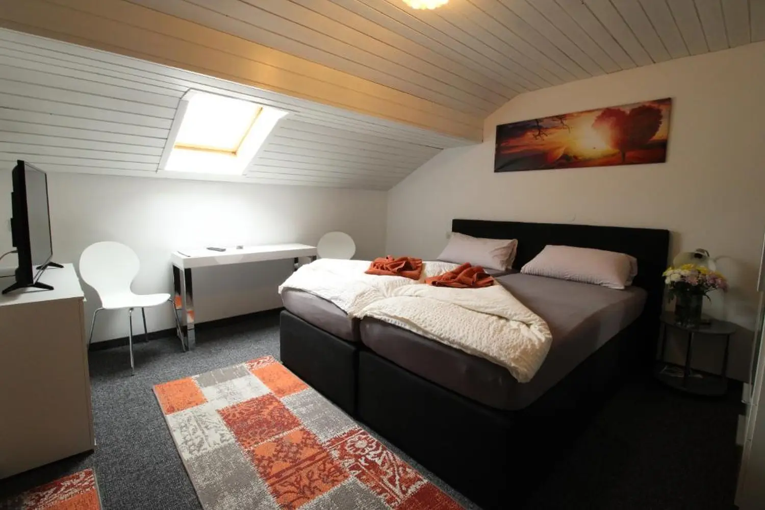 Zur Auszeit- Innenansicht eines Schlafzimmers